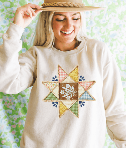 Vintage Quilted Star - Multiple Options